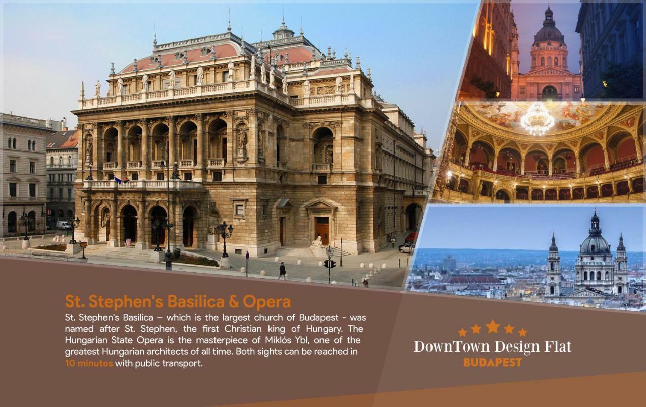 Downtown Design Flat Apartment Budapest Bagian luar foto